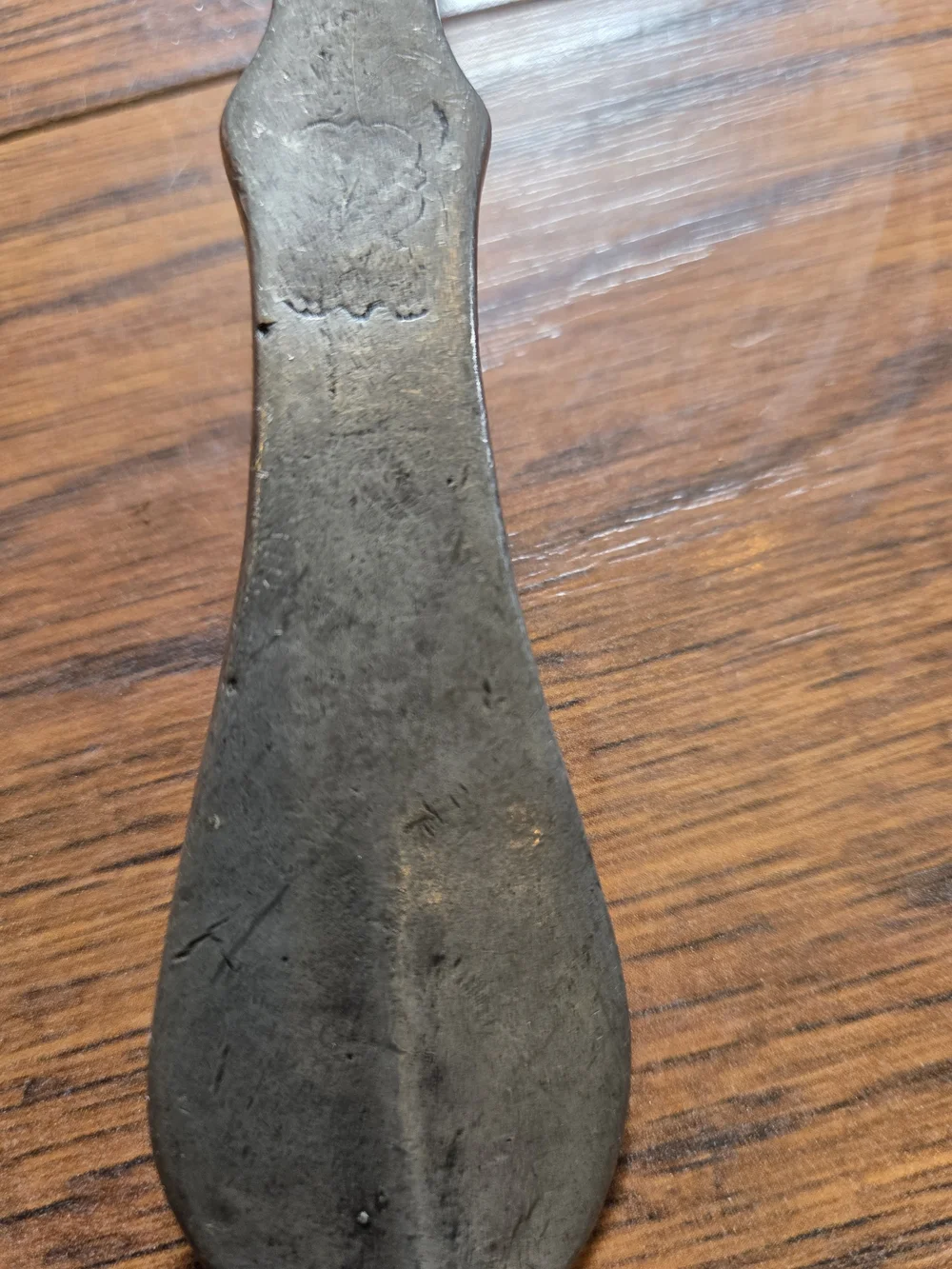 Antique Pewter Serving Ladle Marked Le Etains Paris